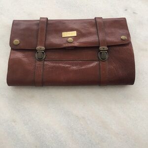 Initial Mens Leather Doppler Bag